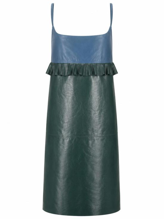 26FW 라 로즈 미디 원피스 1365 BLU VERDE AZZURRO