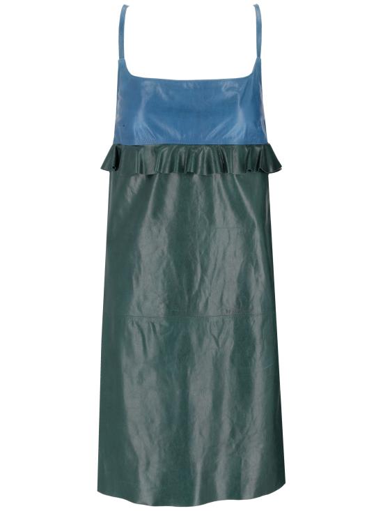 26FW 라 로즈 미디 원피스 1365 BLU VERDE AZZURRO