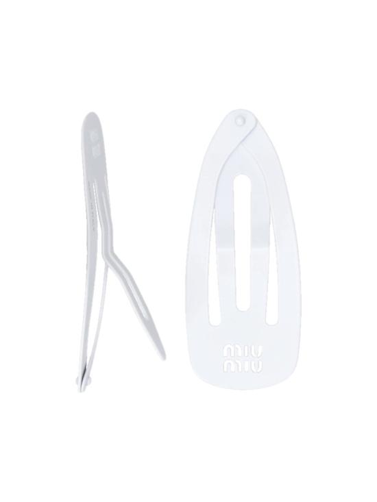 26FW 미우미우 헤어 액세서리 5IF2902DTU F0009 BIANCO - MIU MIU