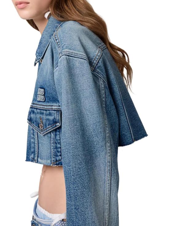 26FW 미우미우 데님 자켓 GWB314SOOO197U F0008 BLEU - MIU MIU