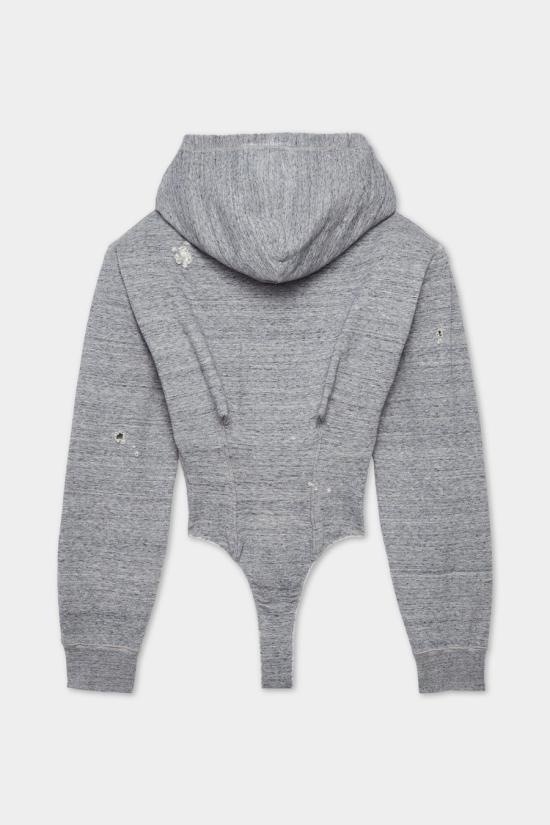 26FW 디스퀘어드2 후드 티셔츠 S72NA0136S25477 860M GREY MELANGE - DSQUARED2