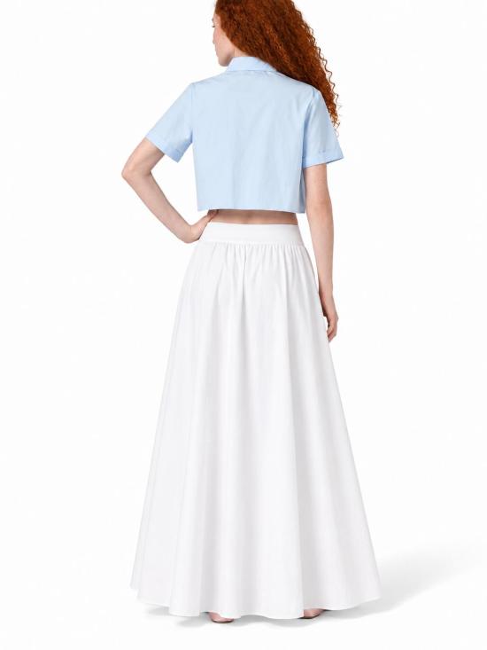 26FW 미우미우 포플린 셔츠 포플린 셔츠 MK2045SOOO10RG F0013 - MIU MIU