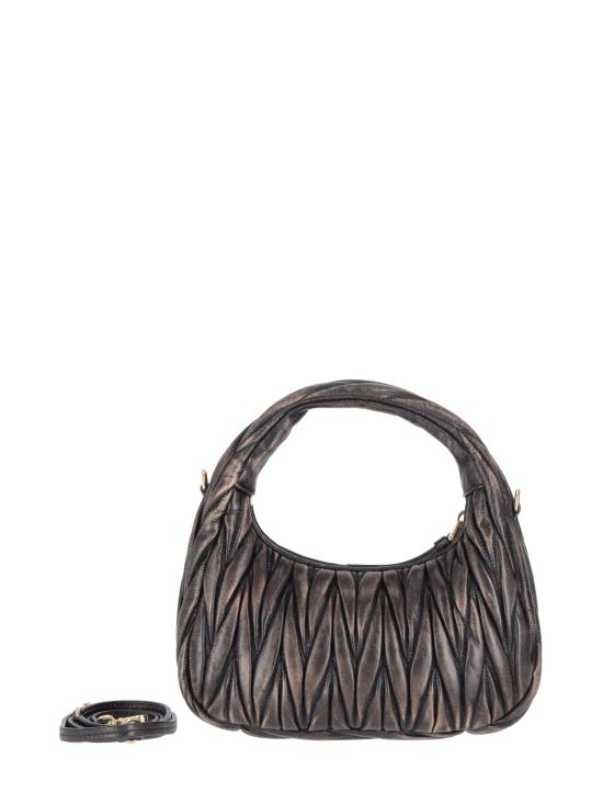 26FW 미우미우 마틀라쎄 완더 레더 토트백 5BC125VOOYAF6Q F0201 CAFFE - MIU MIU