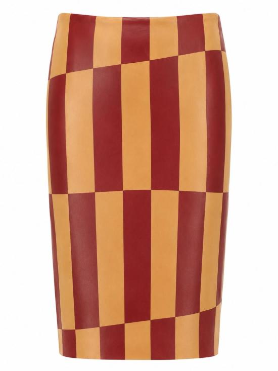 26FW 라 로즈 미디 스커트 1708ST ROSSO