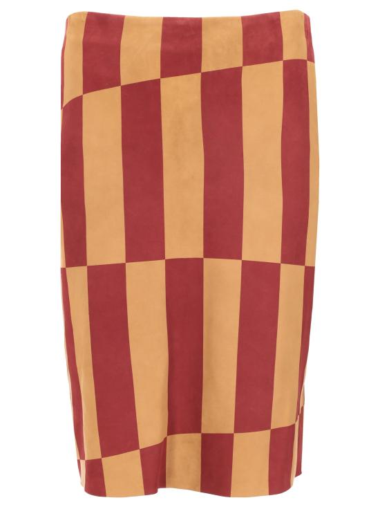 26FW 라 로즈 미디 스커트 1708ST ROSSO