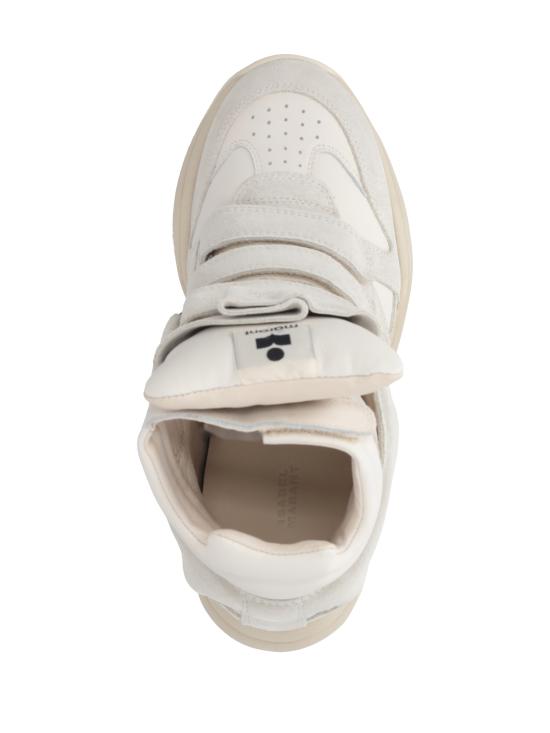 26FW 이자벨마랑 발스키 하이탑 스웨이드 웨지 스니커즈 BK0009FAA1E17S 20WH WHITE - ISABEL MARANT