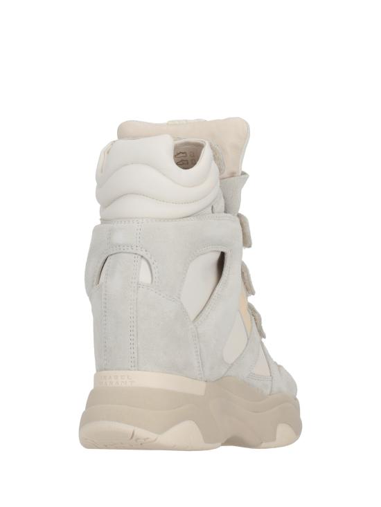 26FW 이자벨마랑 발스키 하이탑 스웨이드 웨지 스니커즈 BK0009FAA1E17S 20WH WHITE - ISABEL MARANT