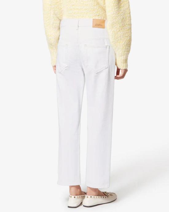 26FW 이자벨마랑 DAKOTA 다코타 데님 팬츠 PA0639FAD1H04I 20WH WHITE - ISABEL MARANT
