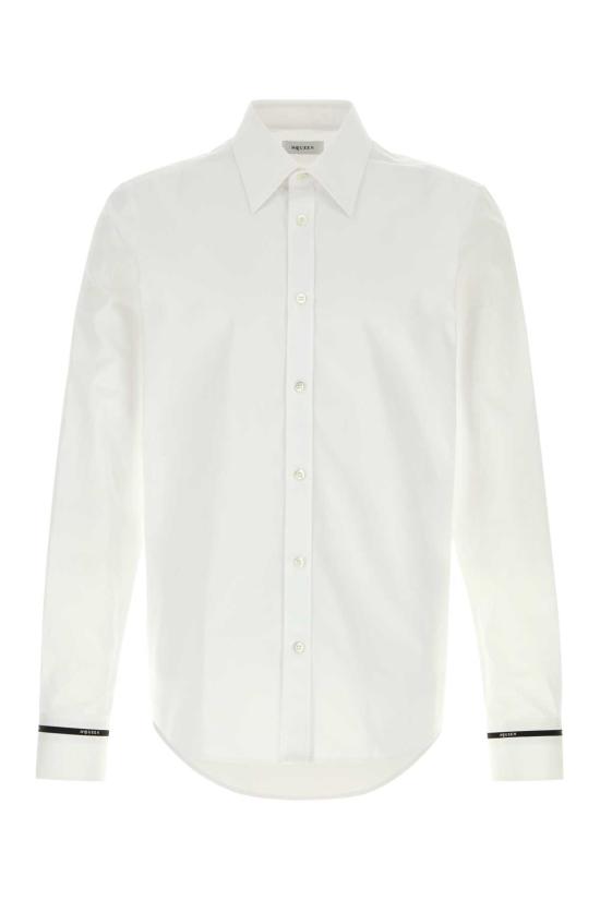 26FW 알렉산더 맥퀸 긴팔 셔츠 873323QNAAD 9000 White