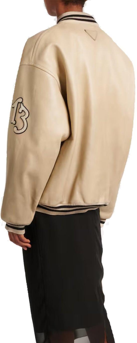  프라다 봄버 자켓 55863140319572 BEIGE - PRADA