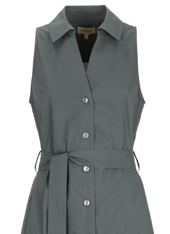 26SS 울리치 롱 원피스 CFWWDR2022FRUT3944 UT39446668 Green - WOOLRICH