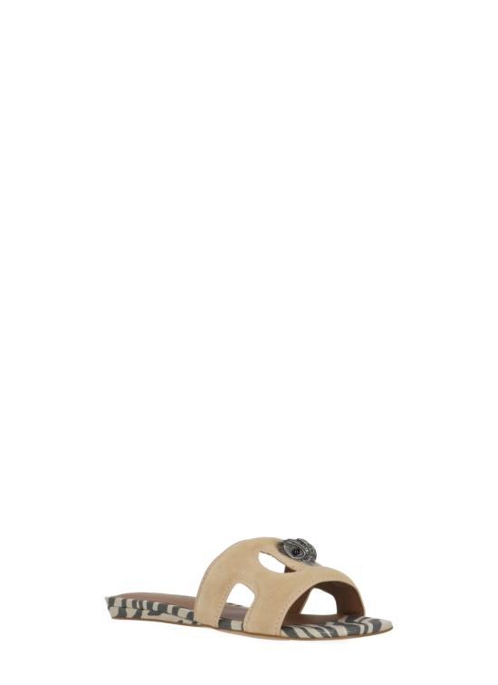 26SS 커트가이거 뮬/슬리퍼 5612036209 EAGLE CUT OUT FLAT SDLTAN COMB Beige - KURT GEIGER
