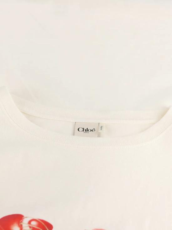 26FW 끌로에 반팔 티셔츠 CH26AJH41880 107 BIANCO - CHLOE