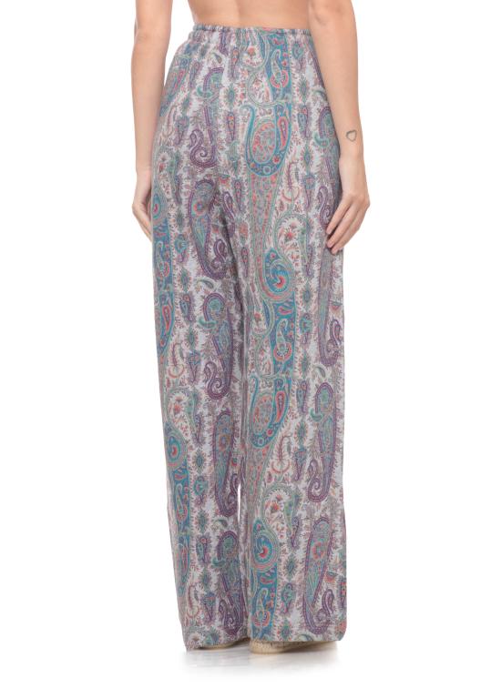 26SS 에트로 스트레이트 팬츠 WRMC0001 AKH90 X0804 Celeste - ETRO