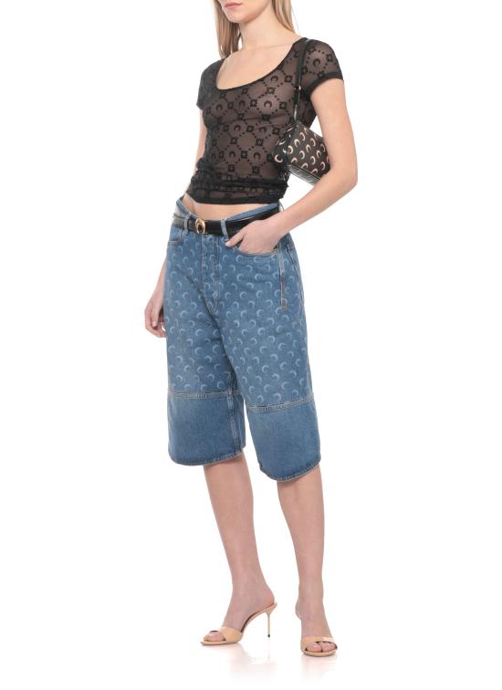 26SS 마린세르 데님 숏팬츠 USH004A CDEN0002BL05 Blue - MARINE SERRE