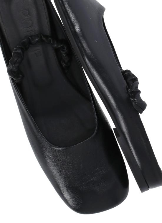 26SS 포에베 뮬/슬리퍼 PBAL61 MAUDETDM Black - POEVE