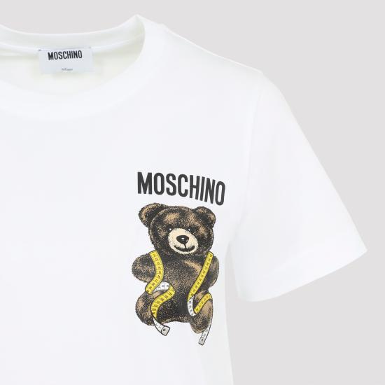 26FW 모스키노 반팔 티셔츠 262E0708 5541 1001 BIANCO - MOSCHINO