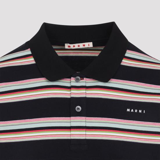 26FW 마르니 폴로 티셔츠 POJY0003LS UTC682 STV18 PALE MINT - MARNI