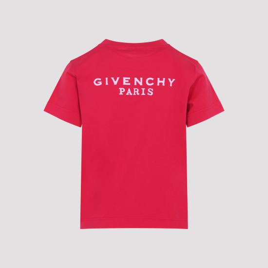 26FW 지방시 반팔 티셔츠 BW70FJP7BR 669 LIPSTICK PINK - GIVENCHY