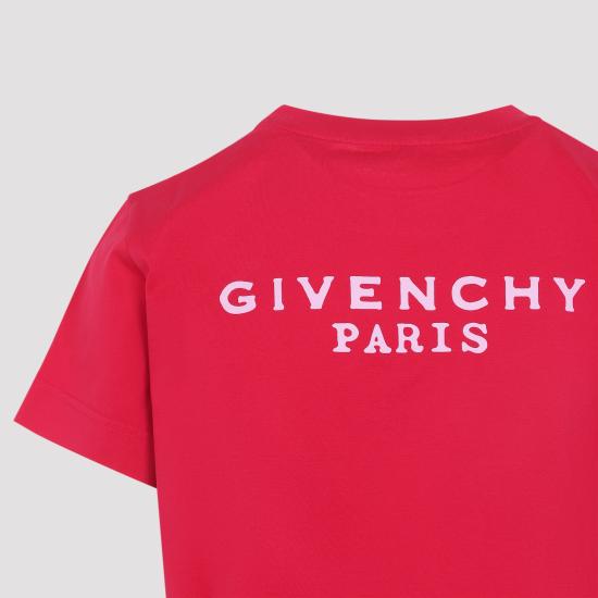 26FW 지방시 반팔 티셔츠 BW70FJP7BR 669 LIPSTICK PINK - GIVENCHY