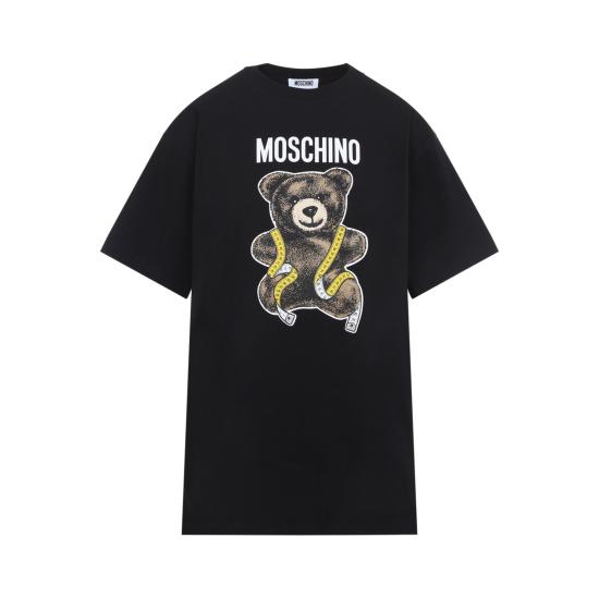 26FW 모스키노 반팔 티셔츠 262E0707 5541 1555 NERO - MOSCHINO