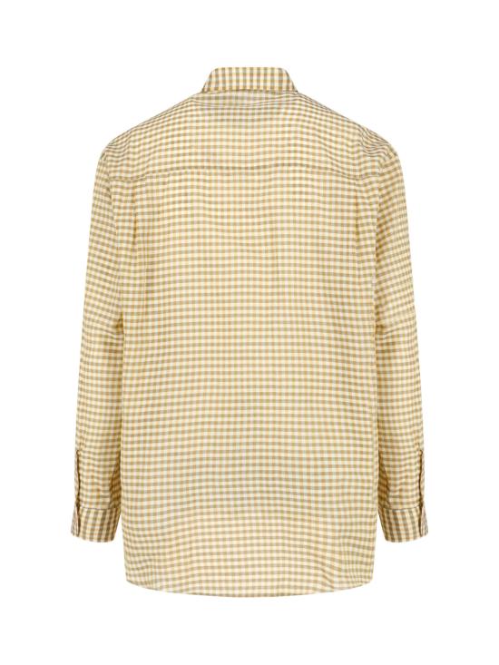 26FW 오라리 긴팔 셔츠 A26SS01GC MUSTARD GINGHAM CHECK Beige - AURALEE