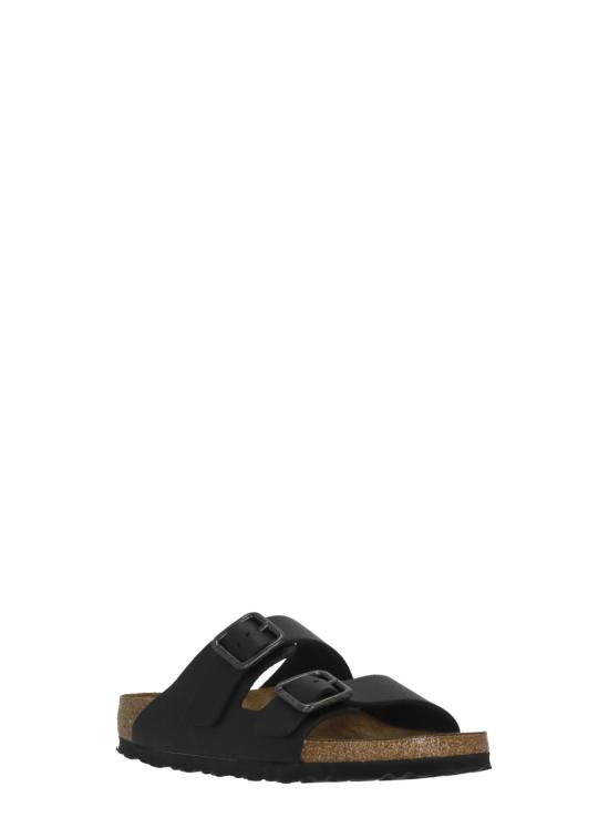 26SS 버켄스탁 뮬/슬리퍼 1030707 ARIZONA WB VINTAGE WOODBLACK Black - BIRKENSTOCK