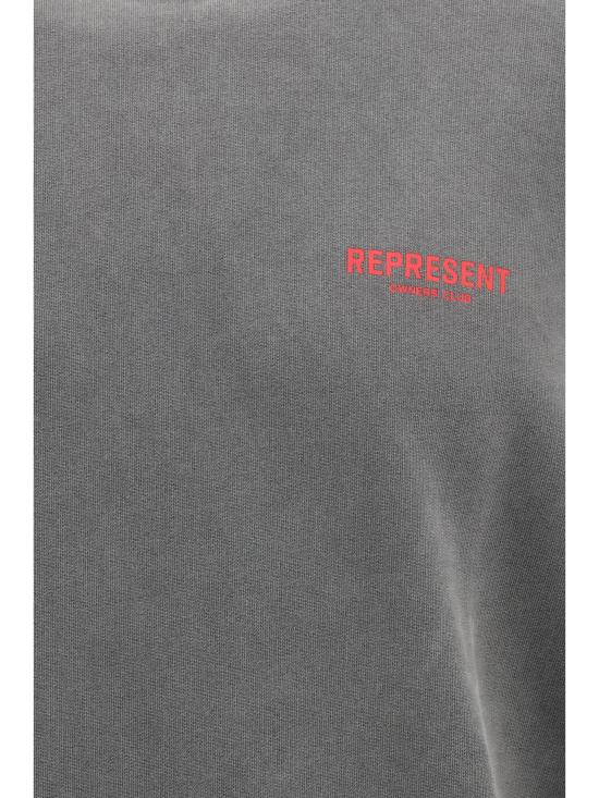 26FW 리프레젠트 후드 티셔츠 OCM41113 WASHEDBLAC GREY - REPRESENT
