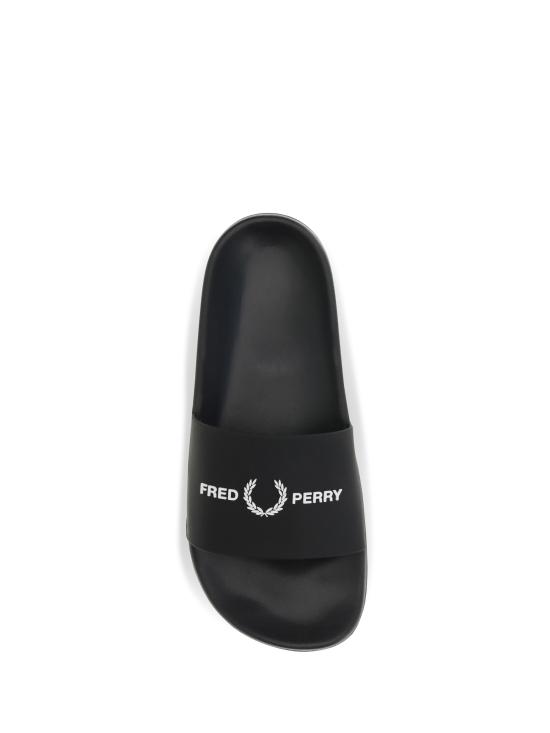 26SS 프레드페리 뮬/슬리퍼 B2320 102 BLACK - FRED PERRY