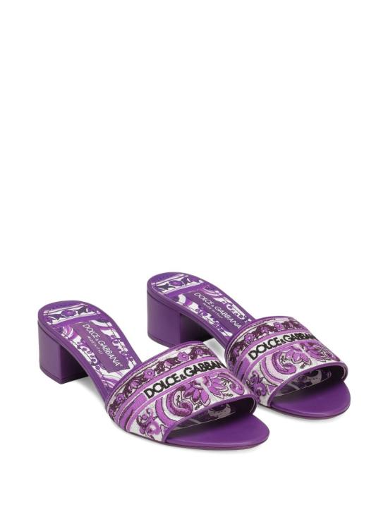 26SS 돌체앤가바나 뮬/슬리퍼 CR1748 AV804I03TN Viola - DOLCE & GABBANA