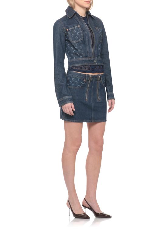 26SS 마린세르 데님 스커트 WSK135A RDEN0002BL80 Blue - MARINE SERRE