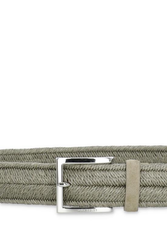 26SS 오르치아니 가죽 벨트 U07369 ROPPERLA Grey - ORCIANI