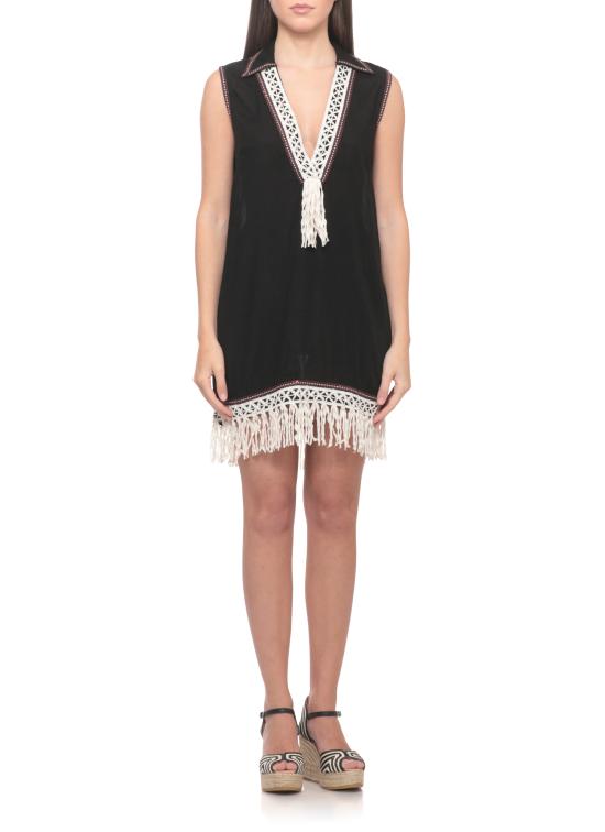 26SS 미스비키니 숏 원피스 V6048D CREPONNE UNITO Black - MISSBIKINI