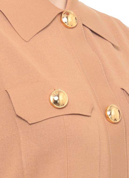 26SS 엘리자베타프랜치 미디 원피스 AM31B62E2 AM4 Brown - ELISABETTA FRANCHI