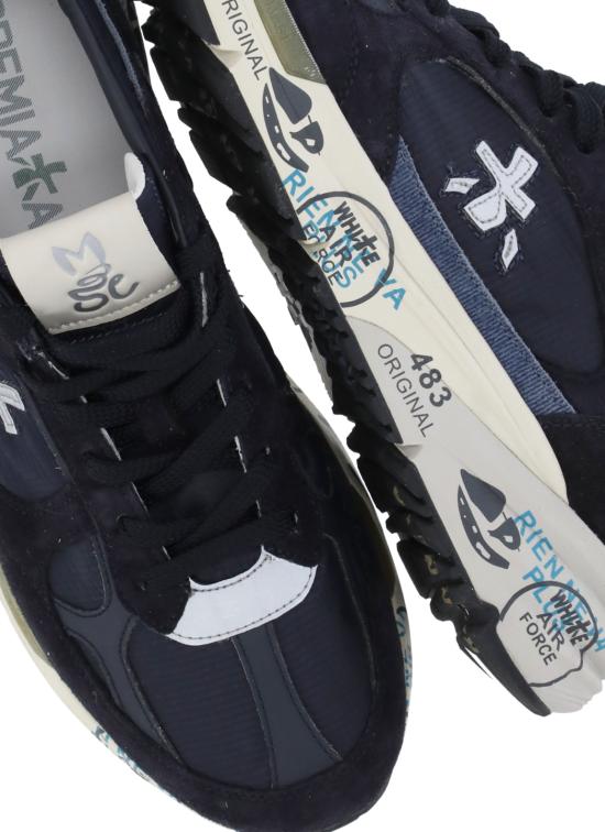 26SS 화이트 프리미아타 스니커즈 MASE25 8020 Blue - WHITE PREMIATA