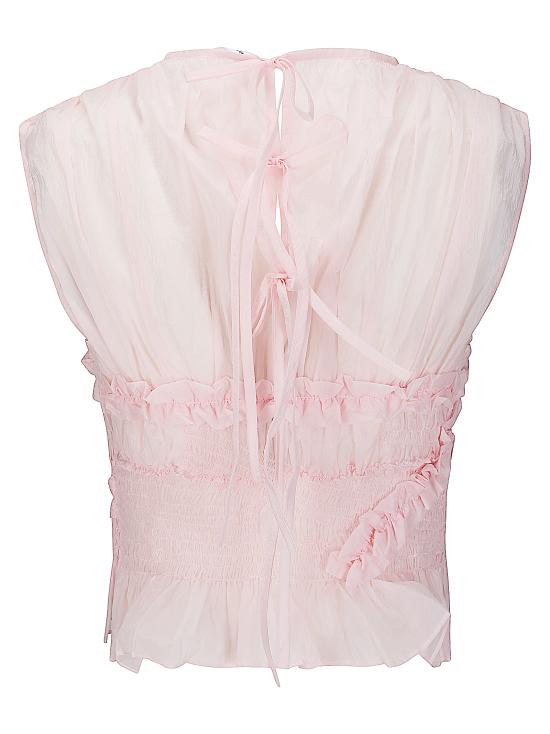 26SS 세실리아 반센 민소매 티셔츠 425RTW11010 BLUSHPINK BLUSH PINK - CECILIE BAHNSEN