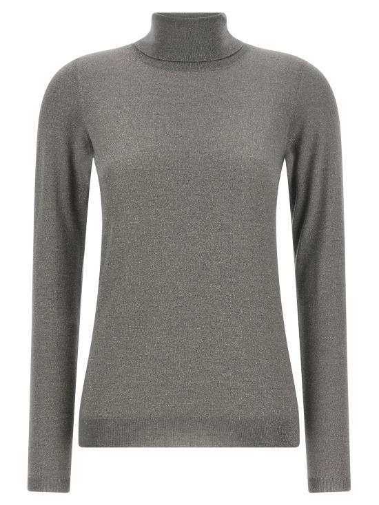 26FW 브루넬로 쿠치넬리 터틀 넥 캐시미어 스웨터 M41800063C9510 Gray