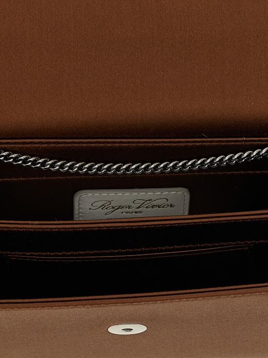 26FW 로저비비에 클러치/파우치 RBWAMFD0209RS0S801 Brown - ROGER VIVIER