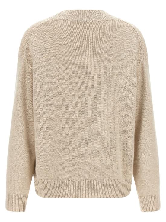 26FW 브루넬로 쿠치넬리 스웨터 M73540802C9731 Beige - BRUNELLO CUCINELLI