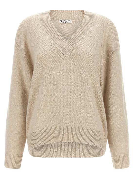 26FW 브루넬로 쿠치넬리 스웨터 M73540802C9731 Beige