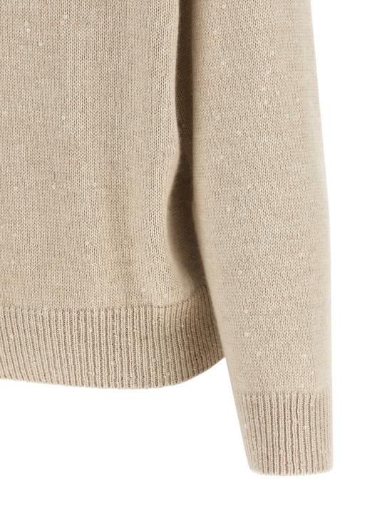 26FW 브루넬로 쿠치넬리 스웨터 M73540802C9731 Beige - BRUNELLO CUCINELLI