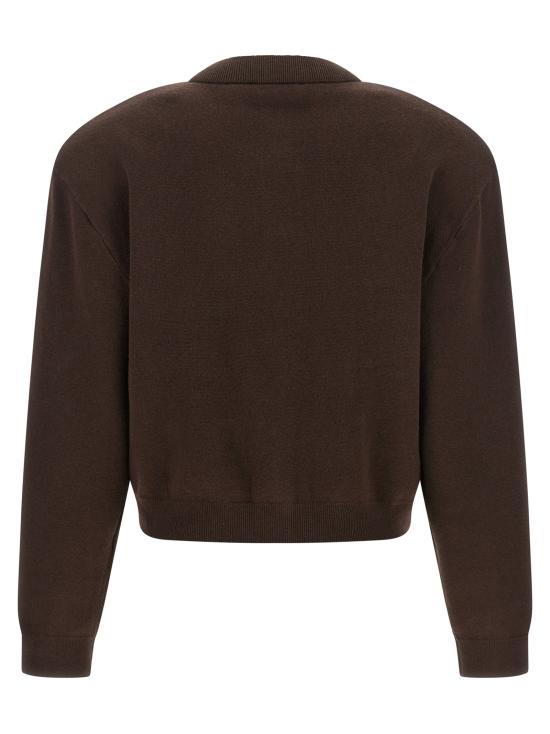 26FW 로테이트 바이 크리스텐슨 가디건 11385416671667 Brown - ROTATE BY BIRGERCHRISTENSEN