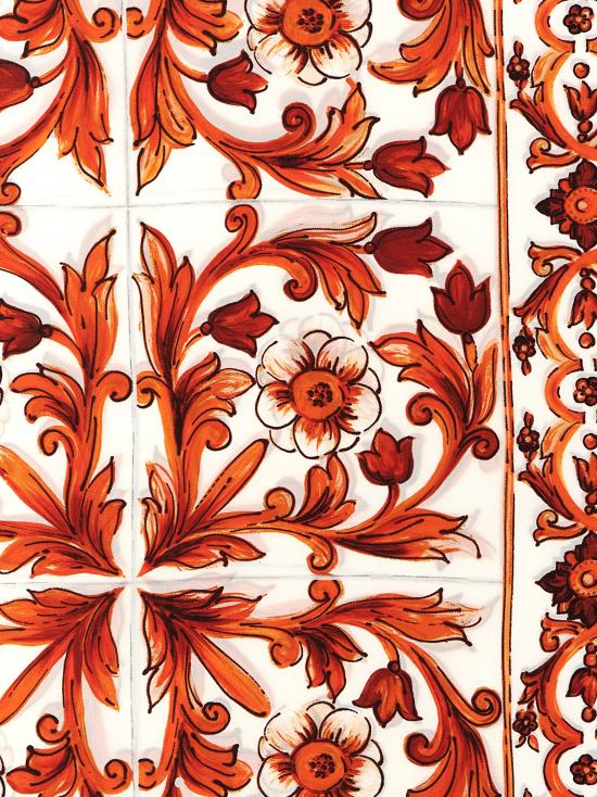 26FW 돌체앤가바나 머플러/스카프 FN092RGDDU8I73TN Orange - DOLCE & GABBANA