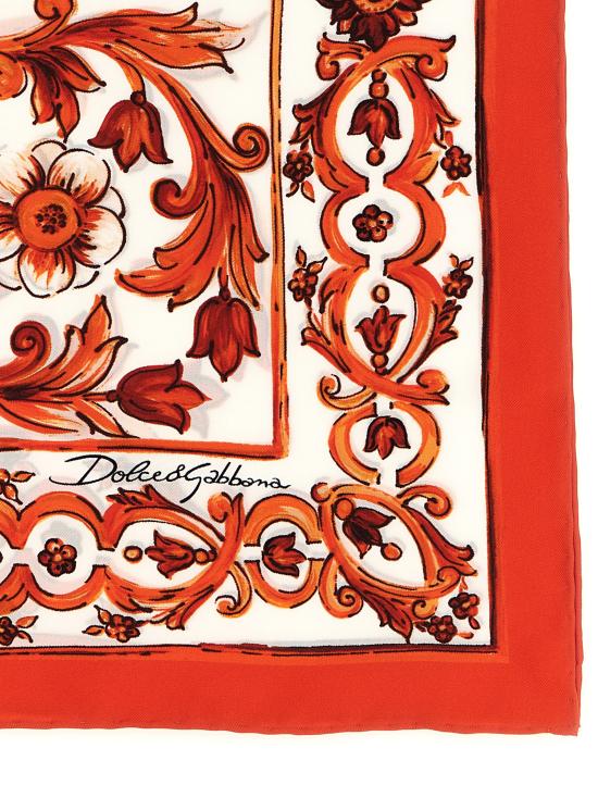 26FW 돌체앤가바나 머플러/스카프 FN092RGDDU8I73TN Orange - DOLCE & GABBANA