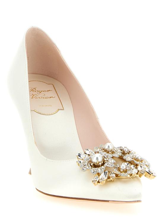 26FW 로저비비에 힐/펌프스 RVW53031500RS0C001 White - ROGER VIVIER