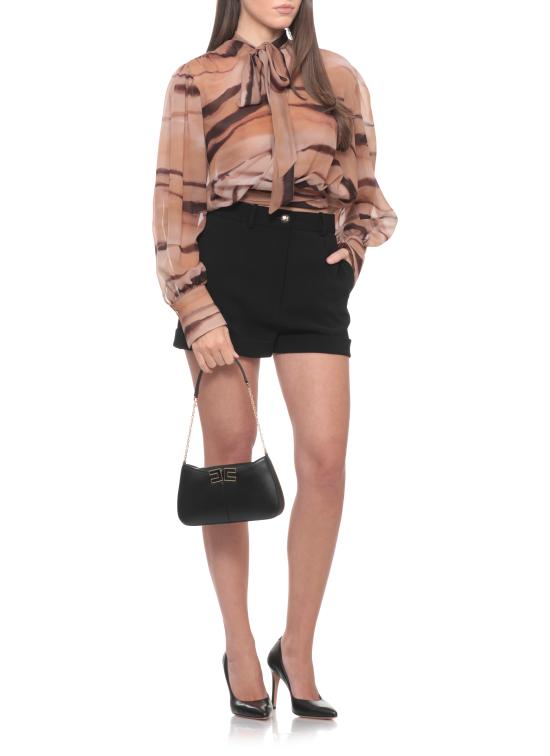 26SS 엘리자베타프랜치 숏팬츠 SH00961E2 110 Black - ELISABETTA FRANCHI