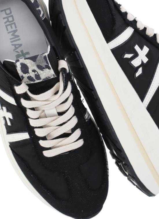 26SS 화이트 프리미아타 스니커즈 BETHCOIN 8150 Black - WHITE PREMIATA