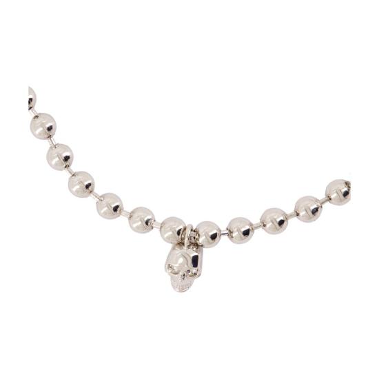26FW 알렉산더 맥퀸 네크리스 854564J161B1026 silver - ALEXANDER MCQUEEN