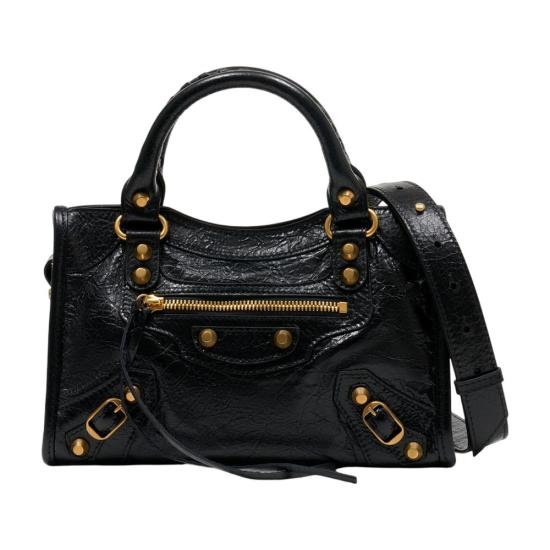 26FW 발렌시아가 르 시티 미니백 806395 210F6 1000 black