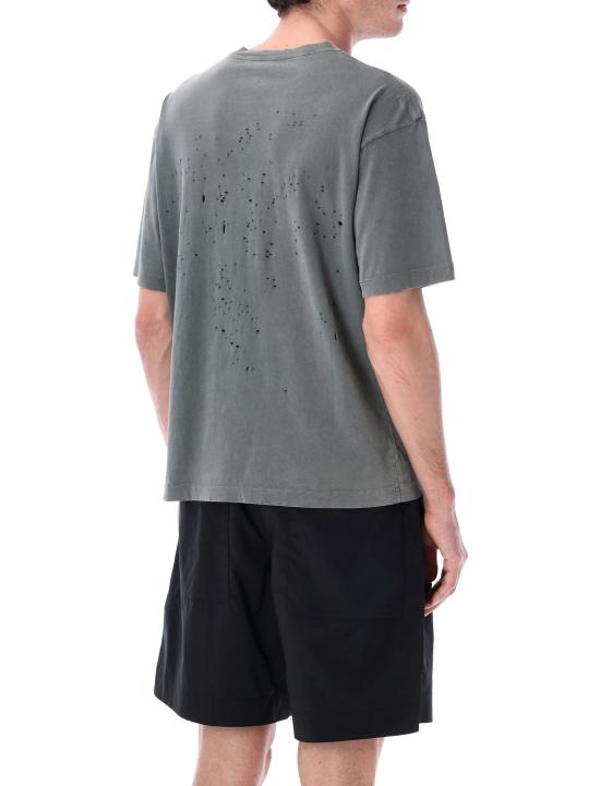 26SS 새티스파이 모스테크 티셔츠 1100601A08 FADED BLACK WA DOM - SATISFY
